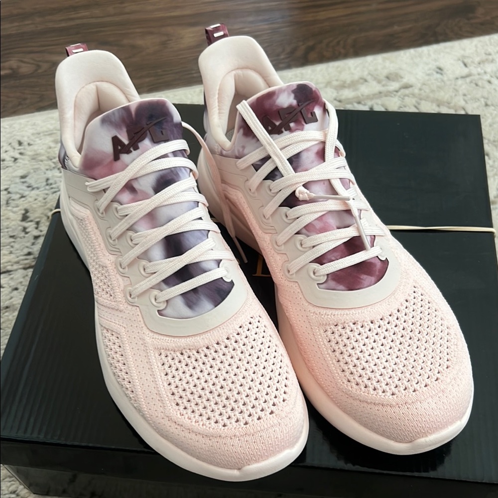 APL Pink Sneakers Breathable Mesh Design